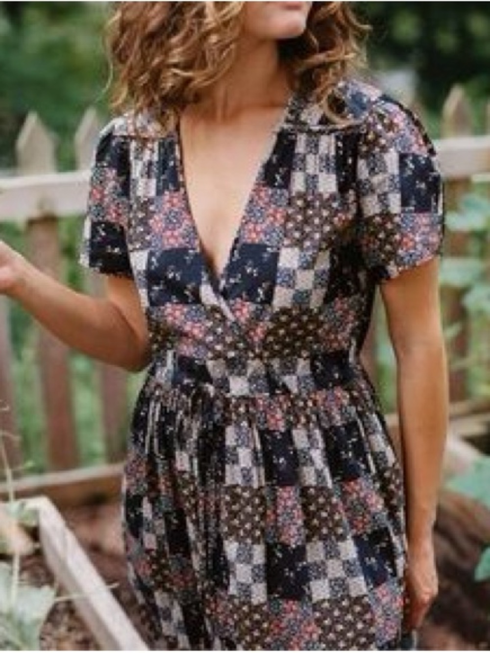 Christy Dawn Harvest Patchwork Dawn Dress